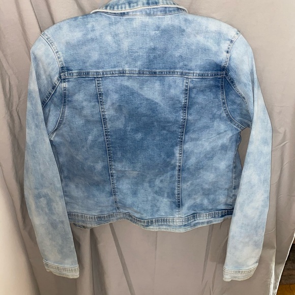 Justice embroidered jean jacket size 16/18 youth - Picture 6 of 6